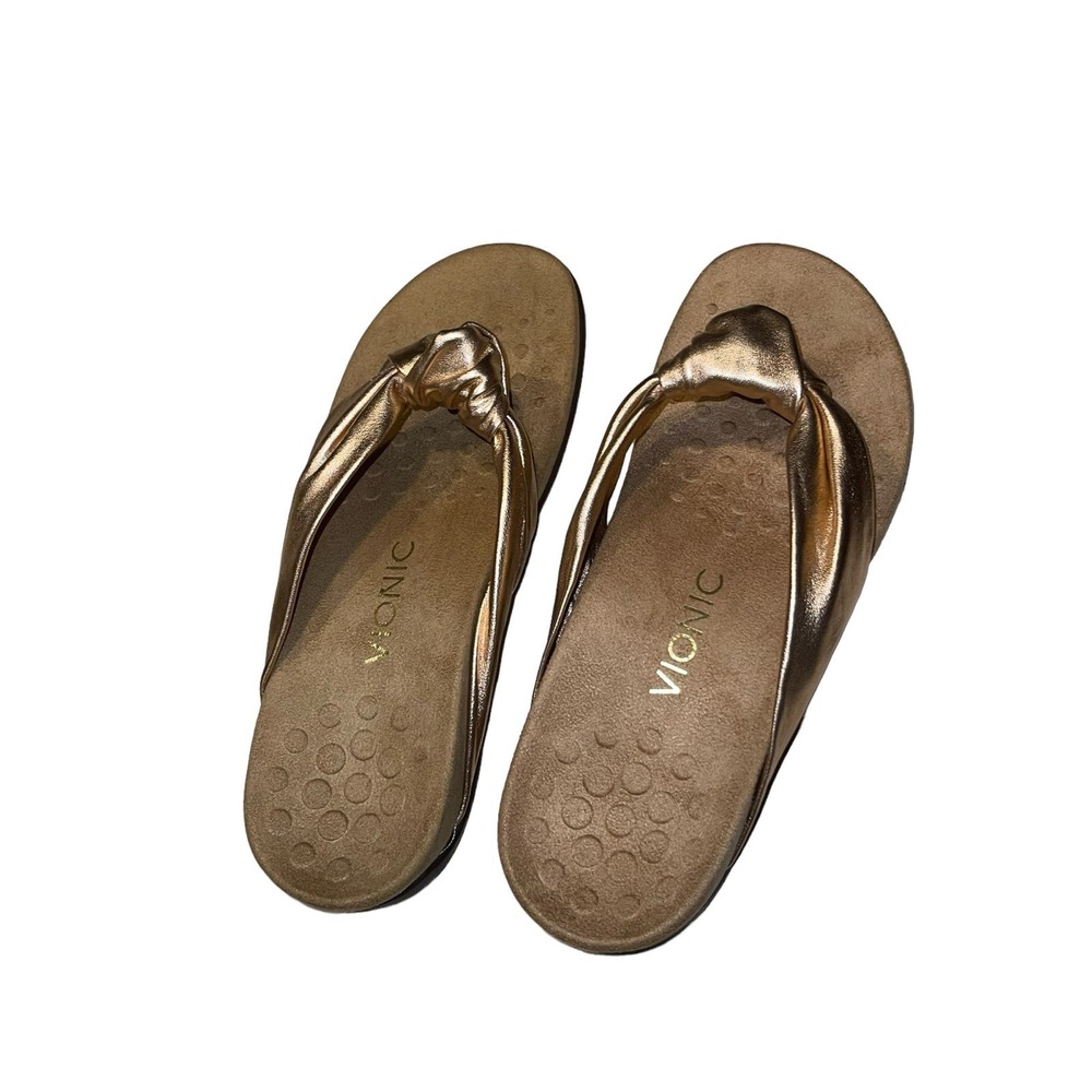 Vionic Rose Gold Sandals - Picture 5 of 10